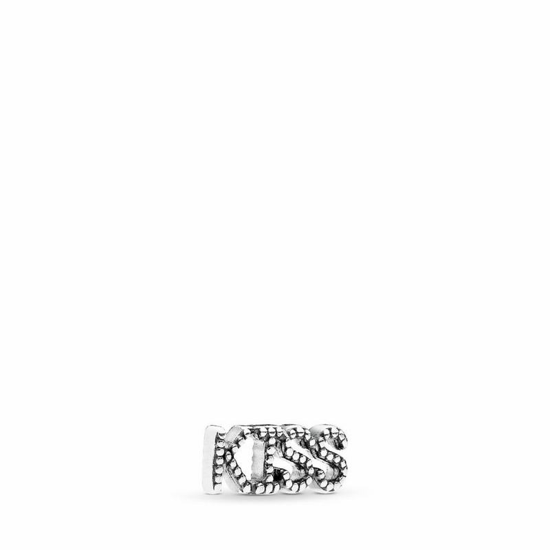 Pandora Kiss Script Petite Locket Charm Silver Egypt DJ3709546